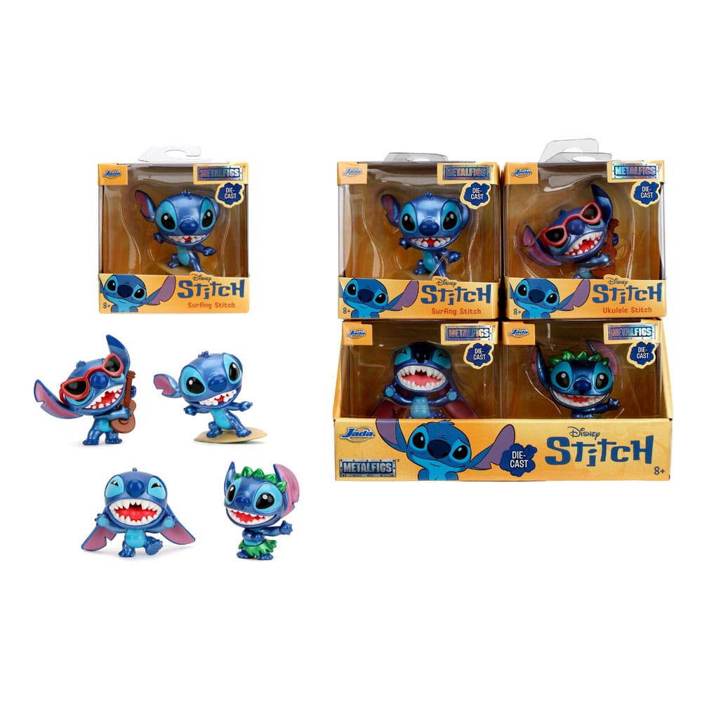 Lilo & Stitch Nano Metalfigs Diecast Mini Figures Wave 2 7 cm Assortment (12) DS Modellismo Lilo & Stitch Nano Metalfigs Diecast Mini