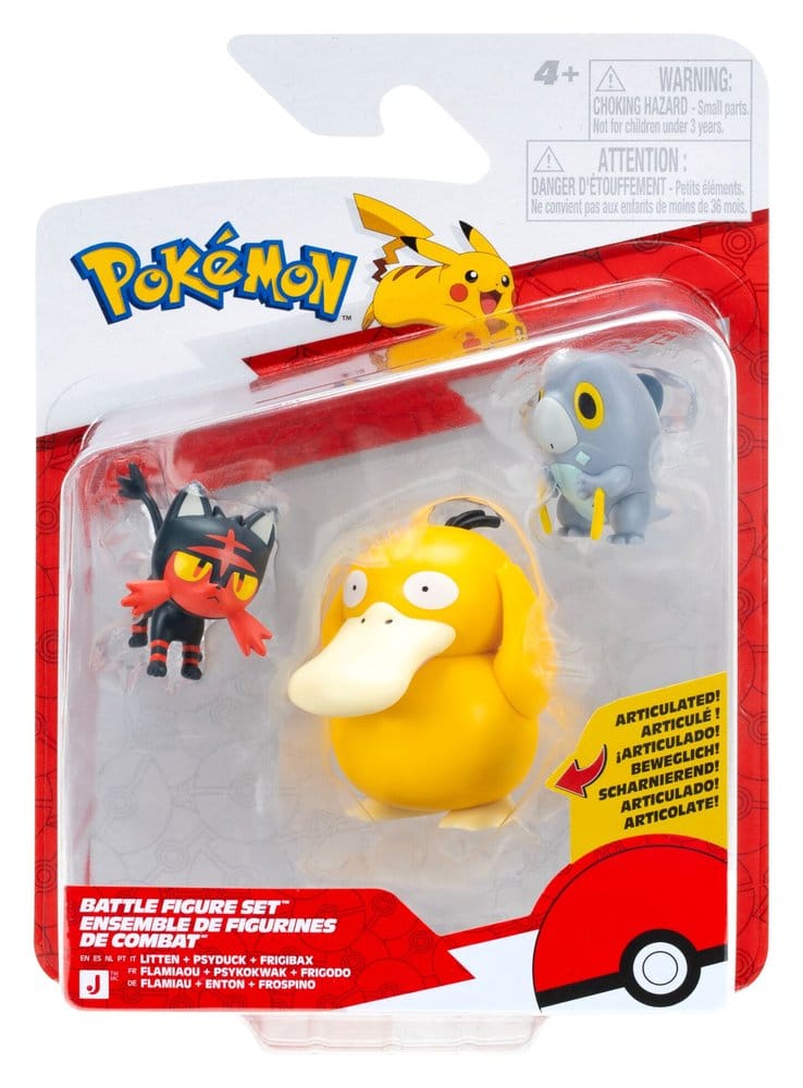 Pokémon Battle Figure Action Figures 3-Pack ver. 29 Assortment (4) DS Modellismo Pokémon Battle Action 29 Assortment (4)