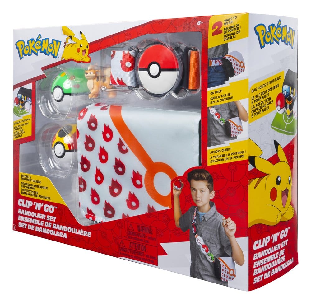 Pokémon Clip 'n' Go Bandolier Set Growlithe DS Modellismo Pokémon Clip 'n' Go Bandolier Growlithe