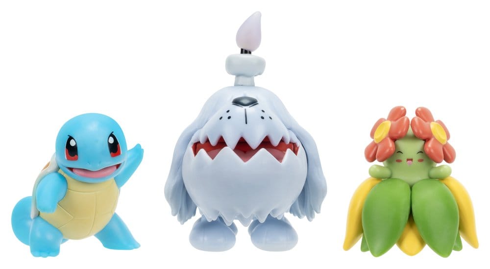Pokémon Battle Figure 3-Pack Squirtle, Greavard & Bellossom DS Modellismo Pokémon Battle Squirtle, Greavard