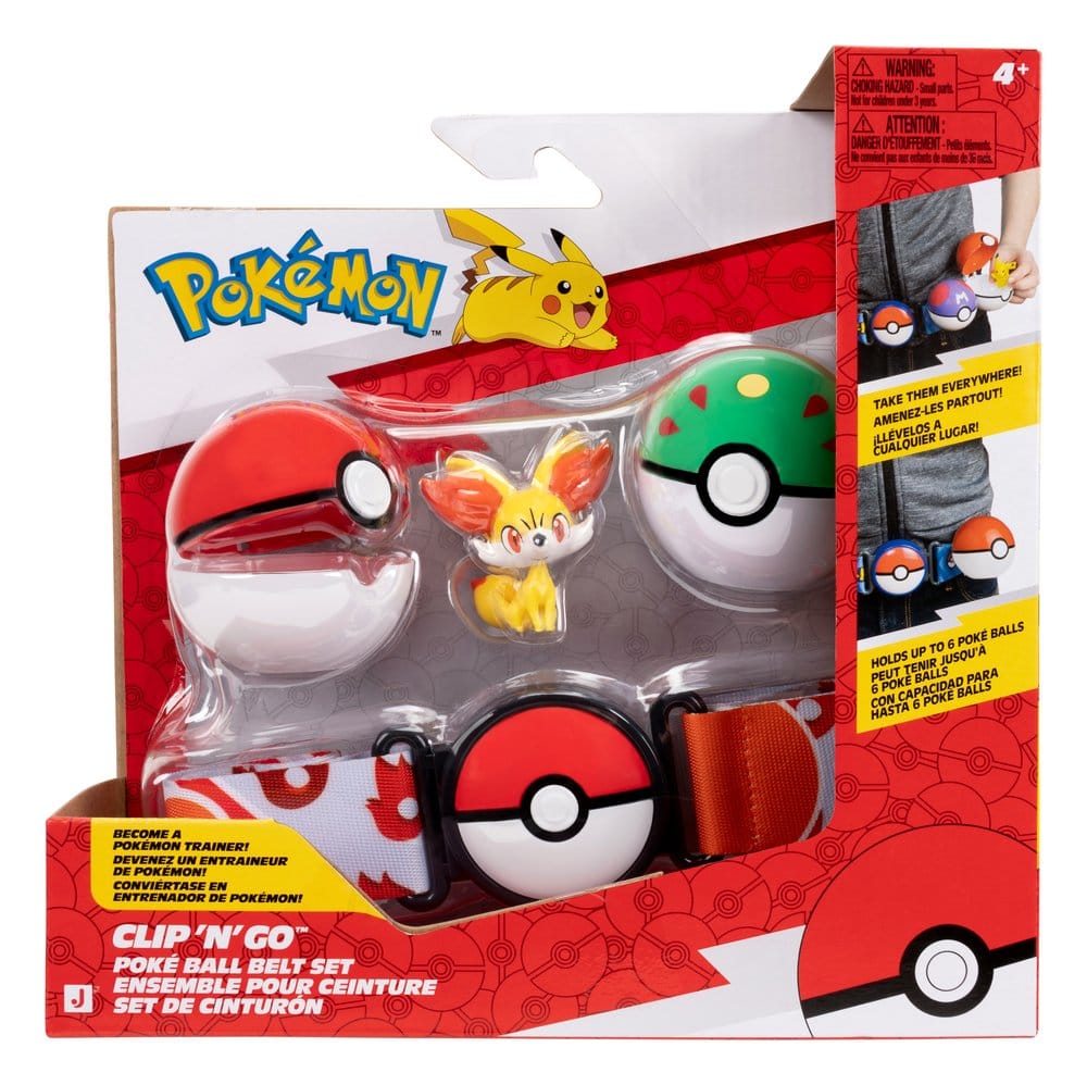 Pokémon Toy Clip 'n' Go Belt Set Fennekin DS Modellismo Pokémon Toy Clip 'n' Go Belt Fennekin