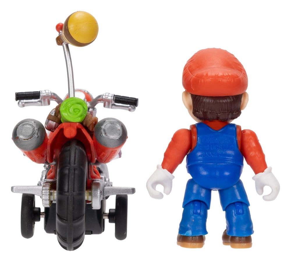 The Super Mario Galaxy Movie Action Figure with Pull Back Motorcycle Mario 6 cm DS Modellismo Super Mario Galaxy Movie Action with Pull