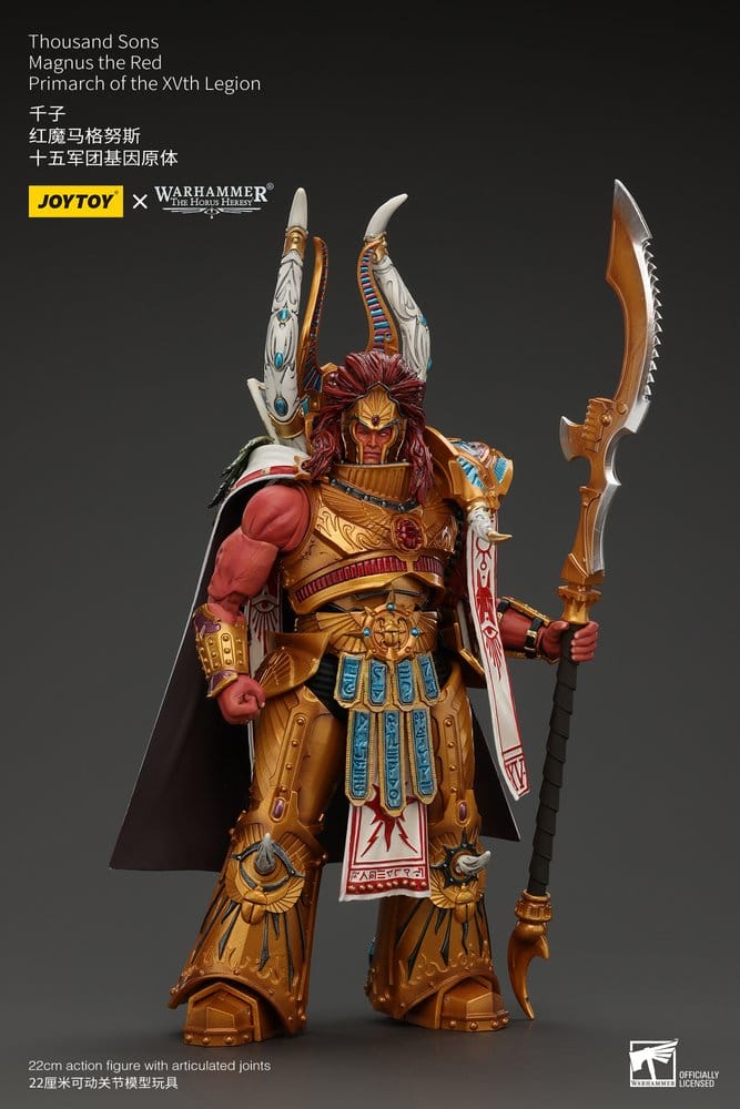 Warhammer The Horus Heresy Action Figure 1/18 Thousand sons Magnus the Red Primarch of the XVth Legion 22 cm DS Modellismo Warhammer Horus Heresy Action scala 1/18