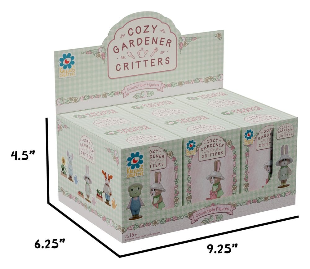 Cozy Gardeners Mini Figures S1 8 cm Blind Box Display (6) DS Modellismo Cozy Gardeners Mini S1 Blind Box Display (6)