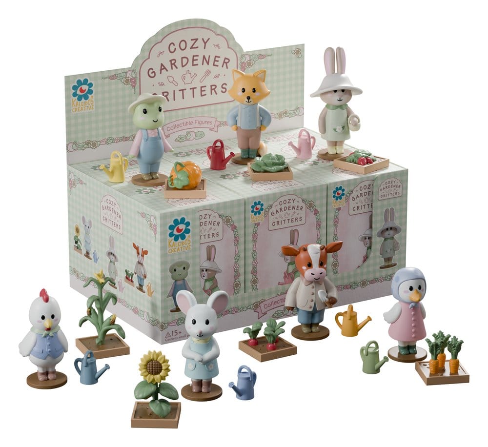 Cozy Gardeners Mini Figures S1 8 cm Blind Box Display (6) DS Modellismo Cozy Gardeners Mini S1 Blind Box Display (6)