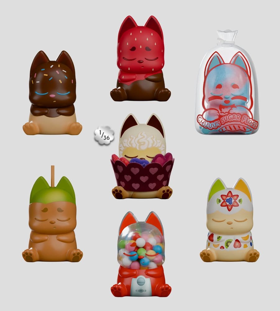 Chuuu Vinyl Mini Figures S2 Sweet Treats 11 cm Blind Box Display (6) DS Modellismo Chuuu Mini S2 Sweet Treats Blind Box Display