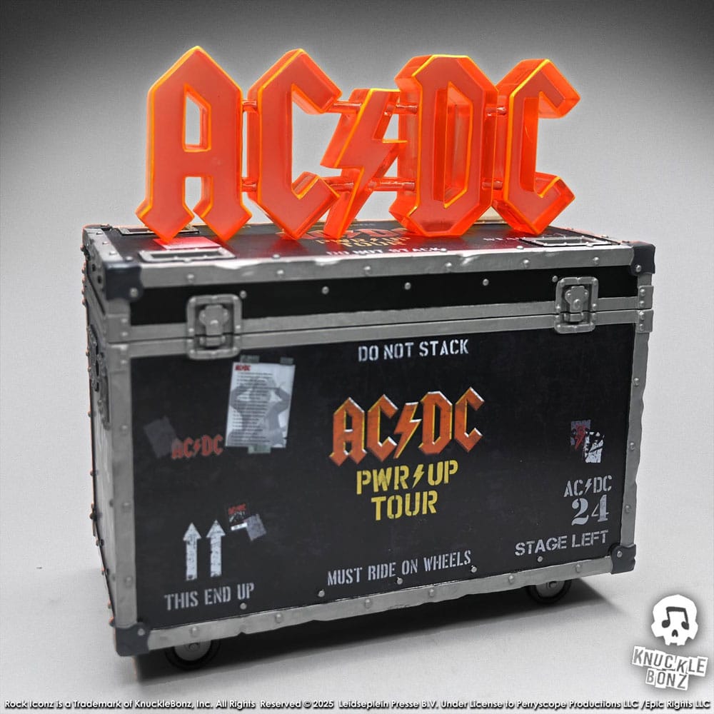 Statua Ac/dc Rock Ikonz On Tour Pwr UP Tour Road Case DS Modellismo Statua Ac/dc Rock Ikonz On Tour Pwr Up Tour