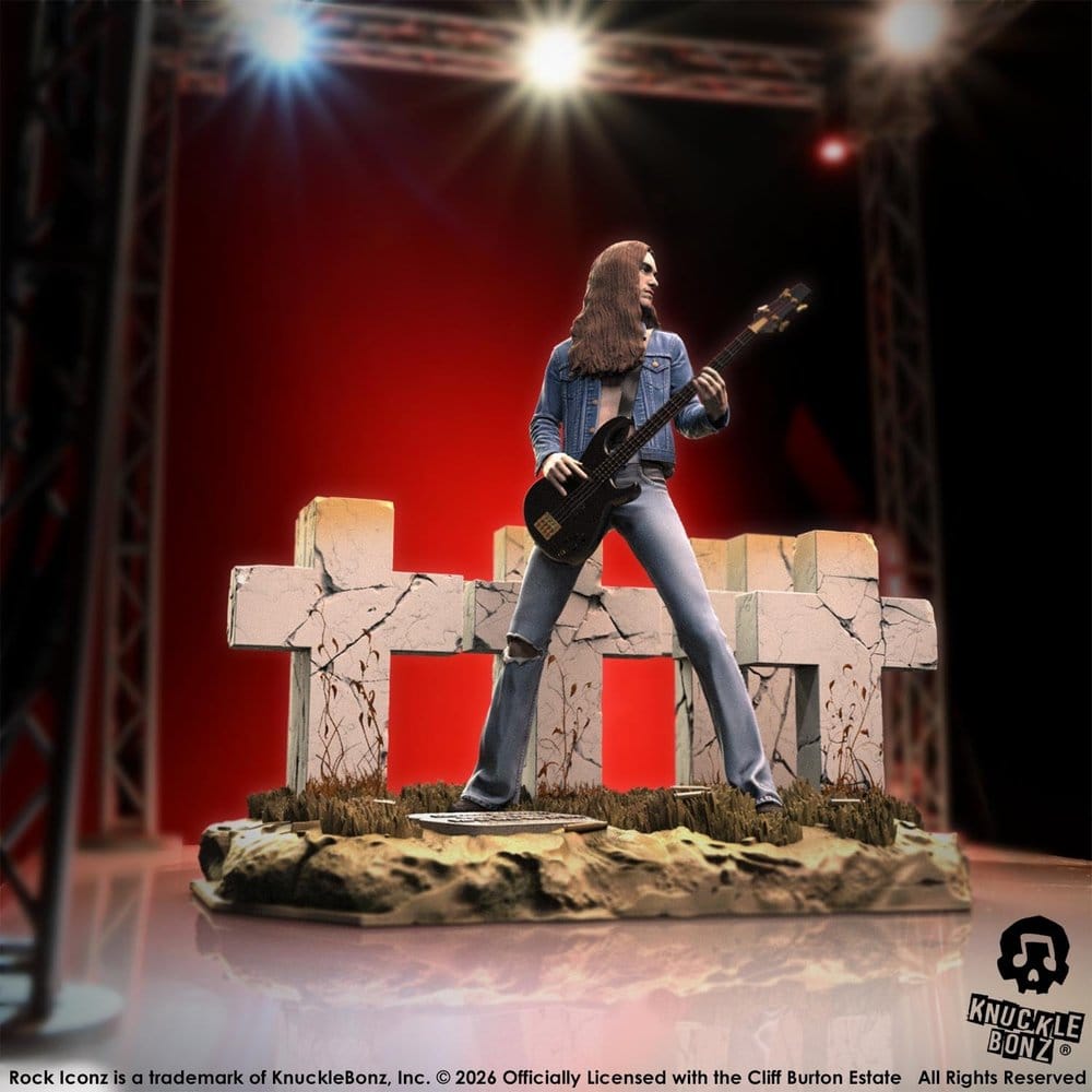 Metallica Rock Iconz Figure Cliff Burton III 21 cm DS Modellismo Metallica Rock Iconz Cliff Burton III