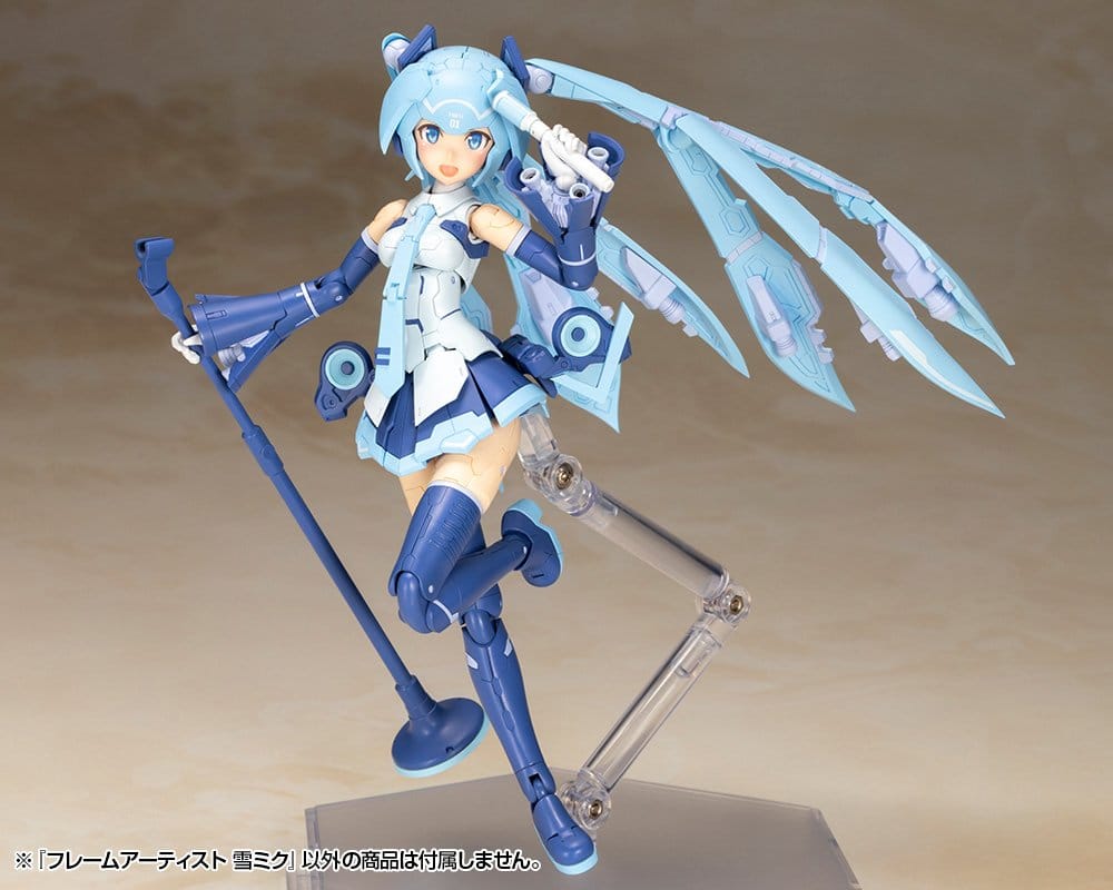 Frame Arms Plastic Model Kit 1/100 Frame Artist Snow Miku 16 cm DS Modellismo Frame Arms Plastic Model Kit scala 1/100