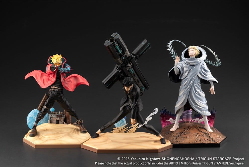 Statua Trigun Stargaze Artfxj 1/8 Millions Knives Trigun Stampede Ver. 24 cm DS Modellismo Statua Trigun Stargaze Artfxj scala 1/8