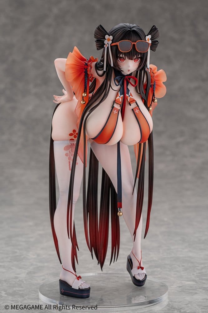 Daiblos Core PVC Figure 1/6 Maree Rouge Rakubai no Utage 25 cm DS Modellismo Daiblos Core PVC Figure Maree scala 1/6