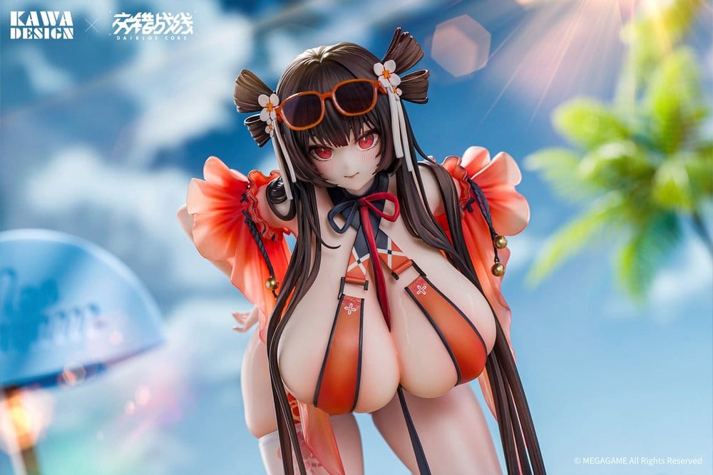 Daiblos Core PVC Figure 1/6 Maree Rouge Rakubai no Utage Wet Ver. 25 cm DS Modellismo Daiblos Core PVC Figure Maree scala 1/6