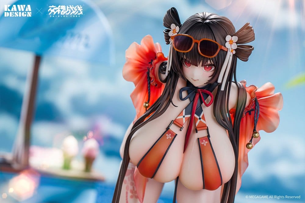 Daiblos Core PVC Figure 1/6 Maree Rouge Rakubai no Utage Wet Ver. 25 cm DS Modellismo Daiblos Core PVC Figure Maree scala 1/6