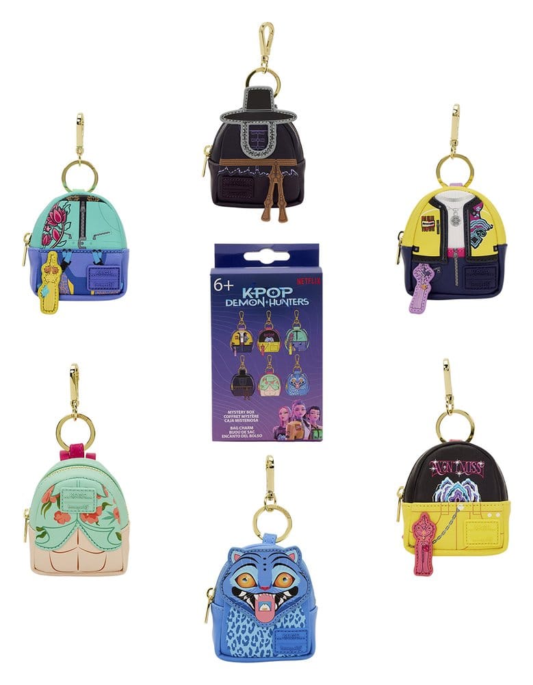 Borsa KPop Demon Hunters by Loungefly Charm Mystery Box Display (15) DS Modellismo Borsa KPop Demon Hunters by Loungefly Charm