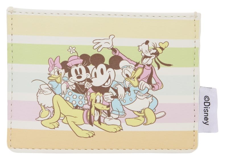 Disney by Loungefly Cardholder Mickey and Friends Rainbow Stripes DS Modellismo Disney by Loungefly Cardholder Mickey