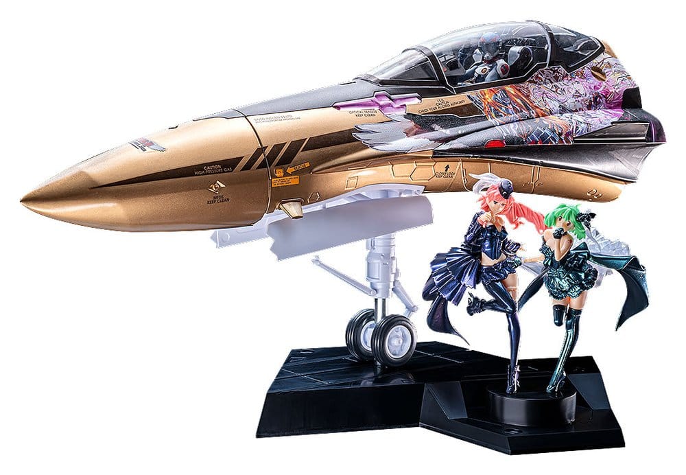 Macross Frontier Plastic Model Kit Plamax MF-98: minimum factory Fighter Nose Collection YF-29 Galaxy Set 34 cm DS Modellismo Macross Frontier Plastic Model Kit Plamax