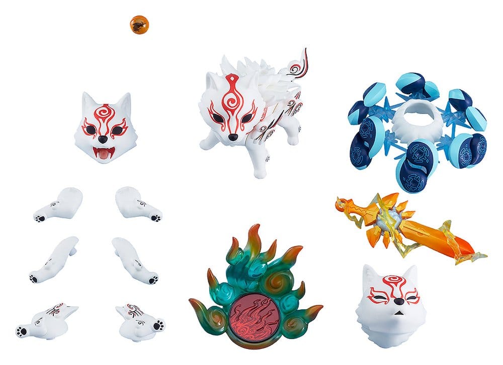 Okami Nendoroid Action Figure Shiranui DX Ver. 10 cm DS Modellismo Okami Nendoroid Action Shiranui Dx