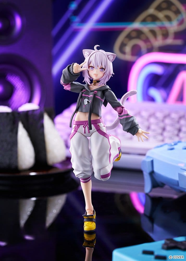 Hololive Production figma Action Figure Nekomata Okayu 14 cm DS Modellismo Hololive Production figma Action Nekomata