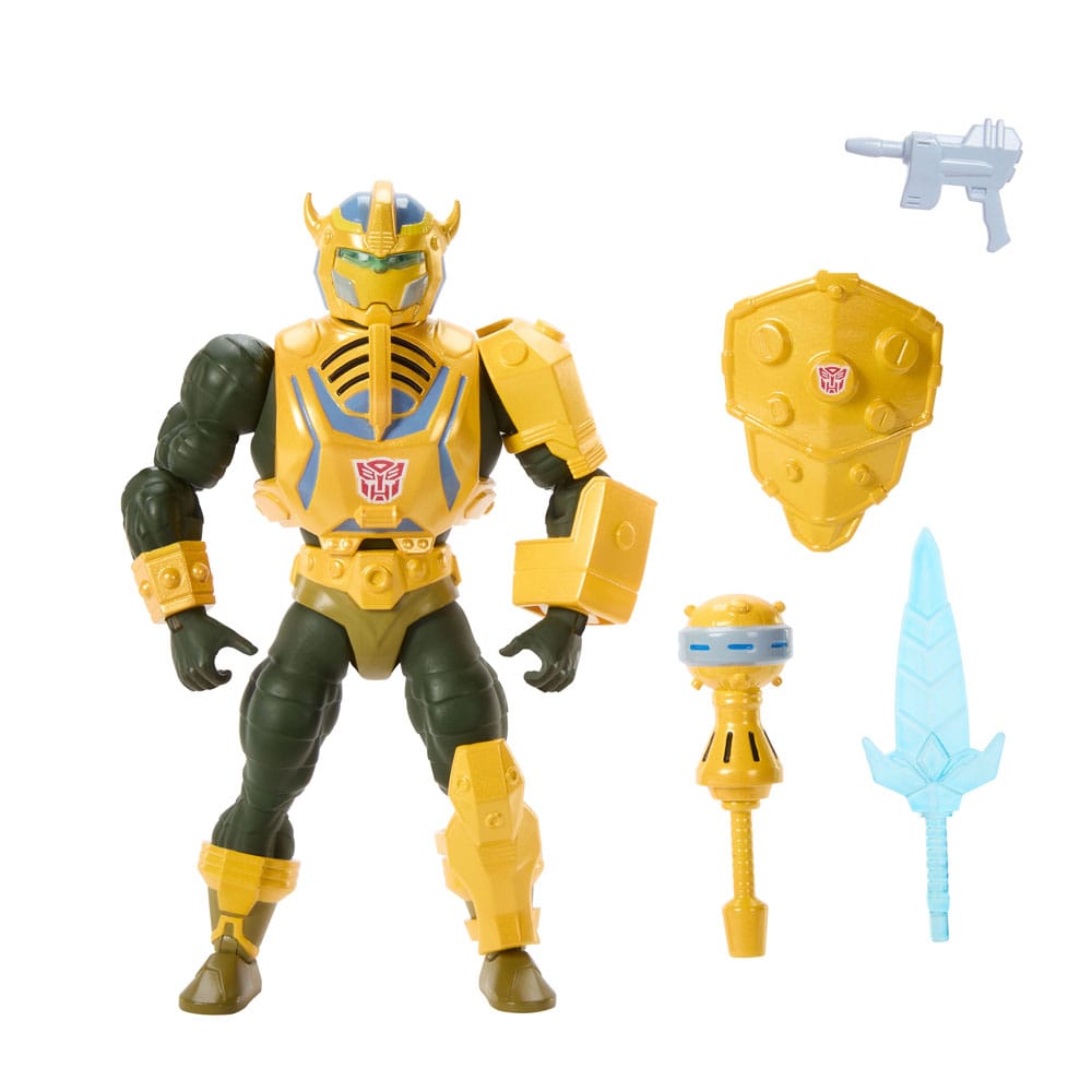Masters of the Universe x Transformers Action Figure Bumblebee Armor Man-At-Arms heo European Exclusive 14 cm DS Modellismo Masters Universe x Transformers Action
