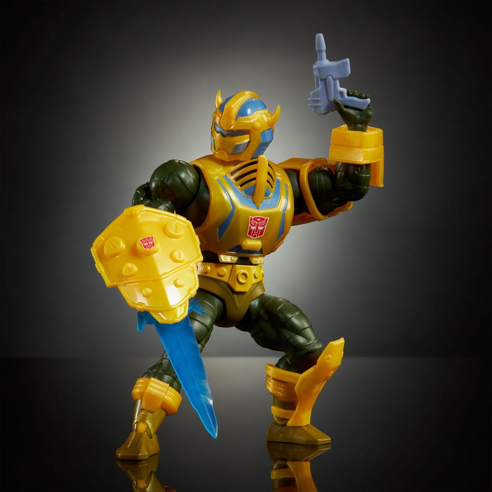 Masters of the Universe x Transformers Action Figure Bumblebee Armor Man-At-Arms heo European Exclusive 14 cm DS Modellismo Masters Universe x Transformers Action
