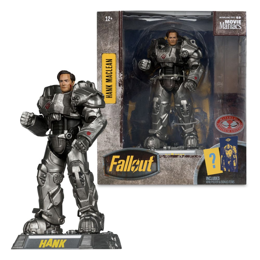 Fallout Movie Maniacs Action Figure Hank Maclean (Season 2) (Red Platinum Edition) 17 cm DS Modellismo Fallout Movie Maniacs Action Hank Maclean
