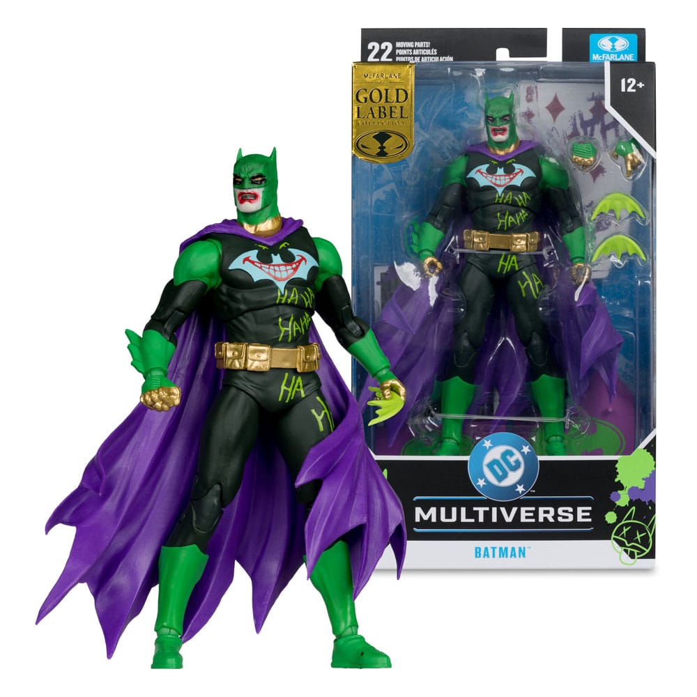 DC Multiverse Action Figure Batman (Joker War) (Jokerized) (Gold Label) 18 cm DS Modellismo Dc Multiverse Action Batman (Joker War)