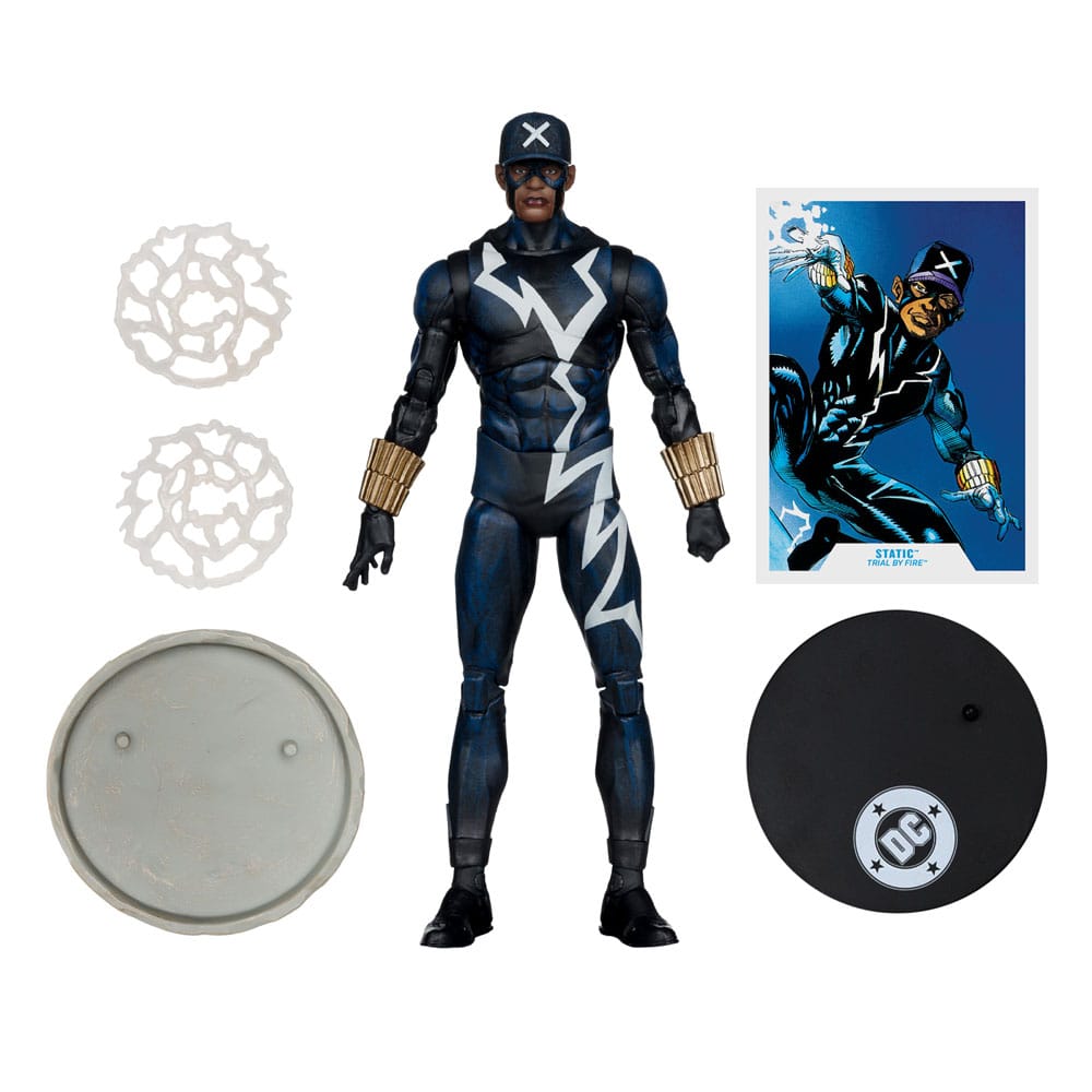 DC Multiverse Action Figure Static Shock (Trial by Fire) (Gold Label) 18 cm DS Modellismo Dc Multiverse Action Static Shock