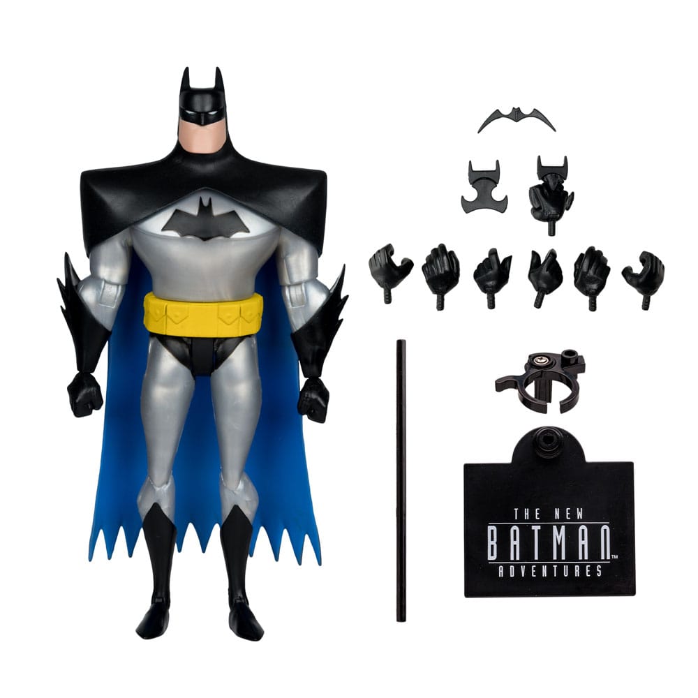 The New Batman Adventure DC Direct 1/6 Action Figure Batman (Silver) 15 cm DS Modellismo Batman Adventure Dc Direct Action scala 1/6