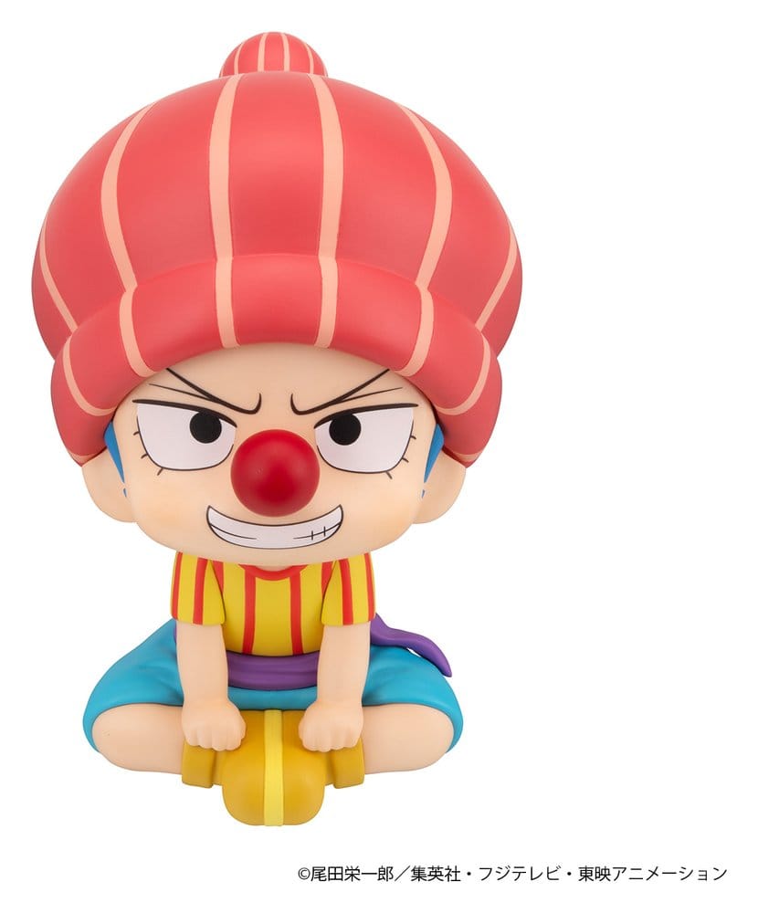 One Piece Look Up PVC Figures 2-Pack Shanks & Buggy Childhood Ver. 11 cm (with gift) DS Modellismo One Piece Look Up Shanks & Buggy Childhood