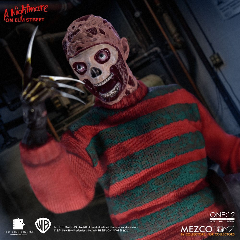 Nightmare On Elm Street Action Figure 1/12 Freddy Krueger 17 cm DS Modellismo Nightmare On Elm Street Action scala 1/12