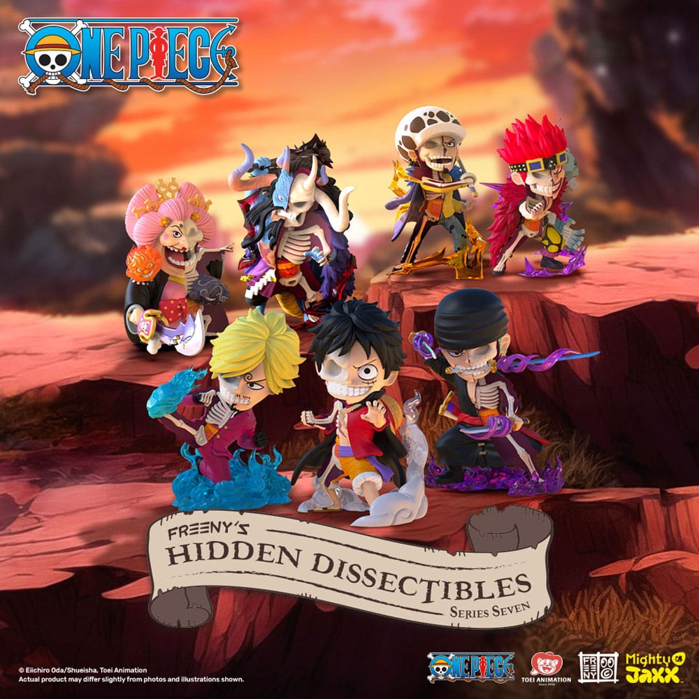 One Piece: Freeny's Hidden Dissectibles Wano 4 inch Vinyl Figure Blind Box Display (6) DS Modellismo One Piece: Freeny's Hidden Dissectibles Wano