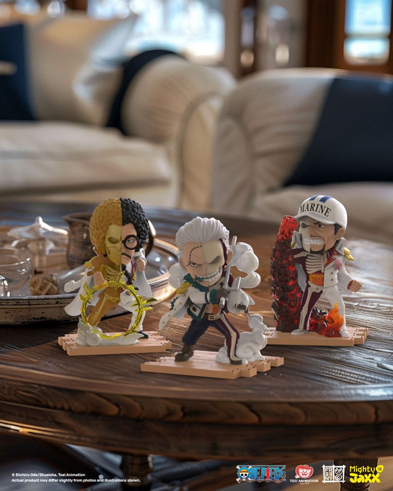 One Piece Freeny's Hidden Dissectables Marines Edition 4 inch Vinyl Figure Blind Box Display (6) DS Modellismo One Piece Freeny's Hidden Dissectables