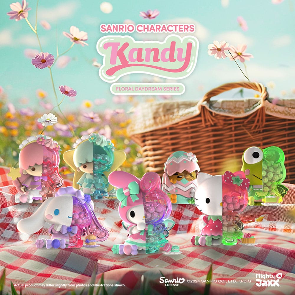 Sanrio Floral Daydream Series Kandy 4 inch Vinyl Figure Blind Box Display (6) DS Modellismo Sanrio Floral Daydream Kandy 4 inch Blind