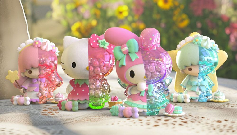 Sanrio Floral Daydream Series Kandy 4 inch Vinyl Figure Blind Box Display (6) DS Modellismo Sanrio Floral Daydream Kandy 4 inch Blind