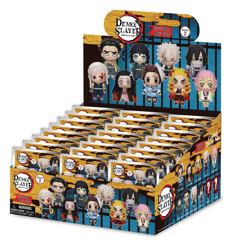 Clip ferma sacchetti Demon Slayer: Kimetsu no Yaiba PVC Series 2 Display (24) DS Modellismo Clip ferma sacchetti Demon Slayer: Kimetsu