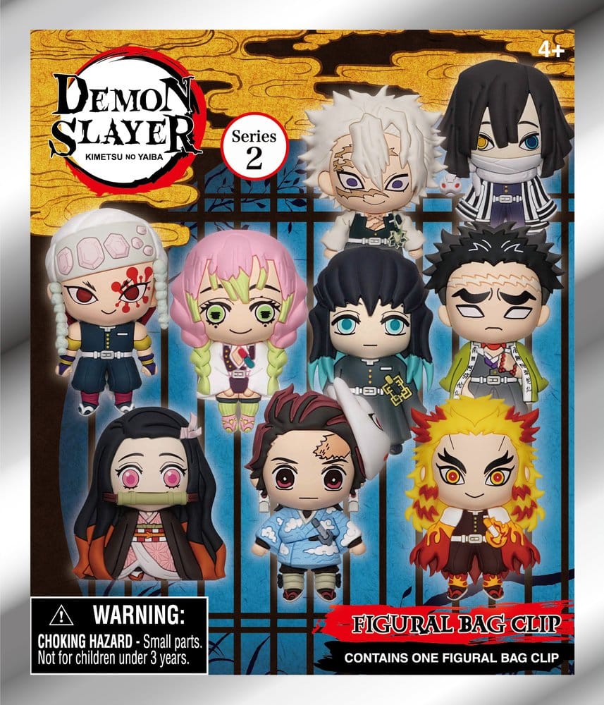Clip ferma sacchetti Demon Slayer: Kimetsu no Yaiba PVC Series 2 Display (24) DS Modellismo Clip ferma sacchetti Demon Slayer: Kimetsu