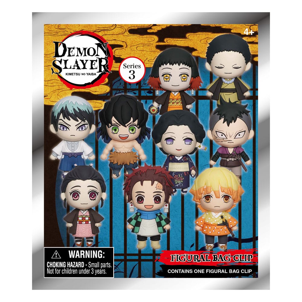 Clip ferma sacchetti Demon Slayer: Kimetsu no Yaiba 3D PVC Series 3 Display (24) DS Modellismo Clip ferma sacchetti Demon Slayer: Kimetsu