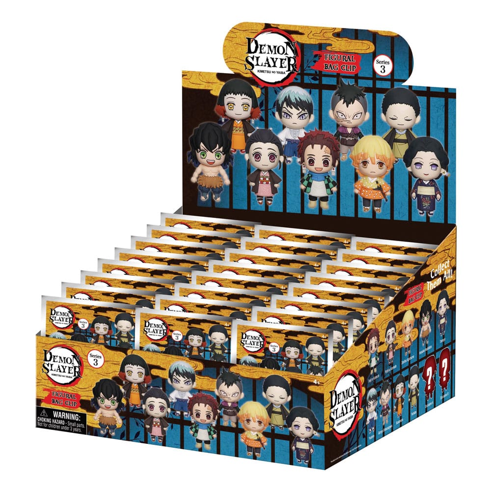 Clip ferma sacchetti Demon Slayer: Kimetsu no Yaiba 3D PVC Series 3 Display (24) DS Modellismo Clip ferma sacchetti Demon Slayer: Kimetsu