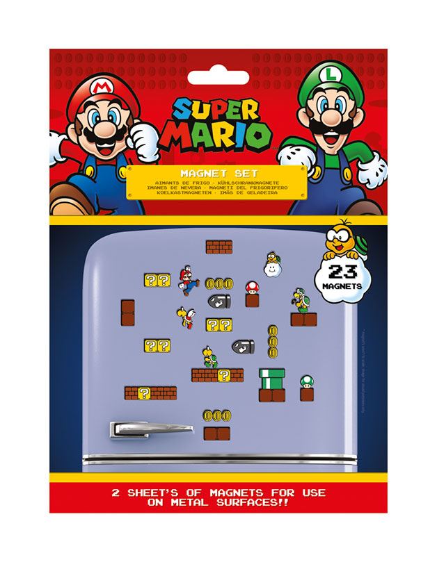 Calamita Super Mario Fridge Mushroom Kingdom DS Modellismo Calamita Super Mario Fridge Mushroom Kingdom
