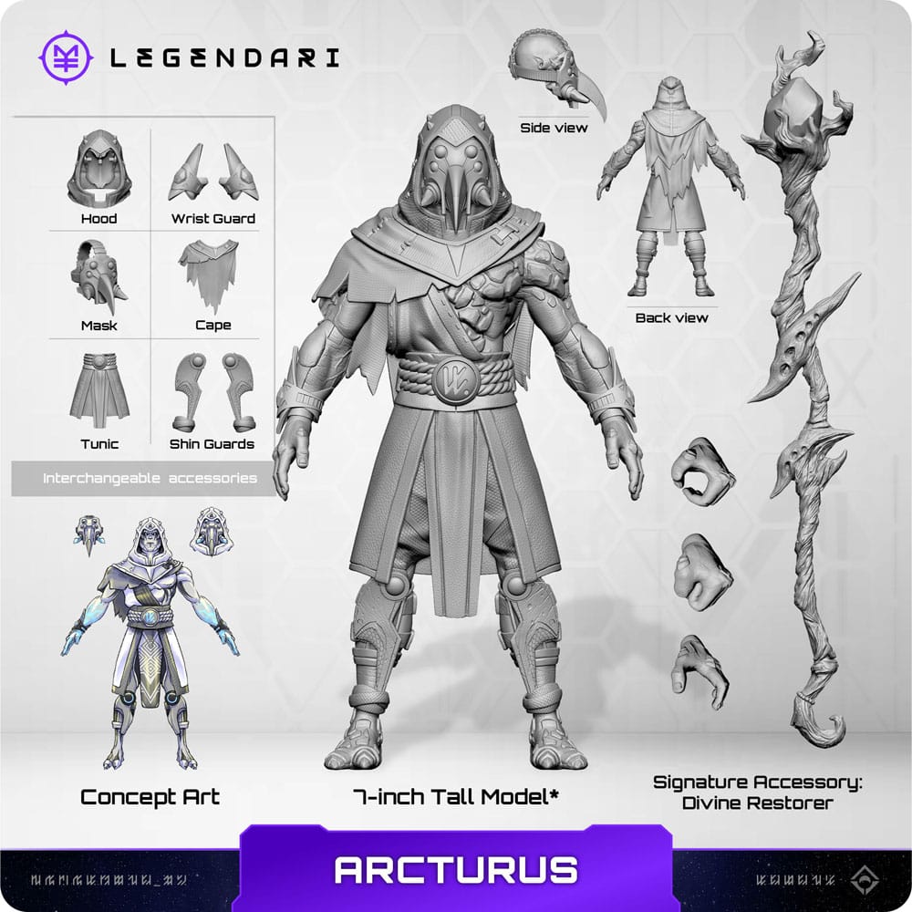 Legendari Actionfigur 1/10 Arcturus 18 cm DS Modellismo Legendari Actionfigur Arcturus 18 scala 1/10