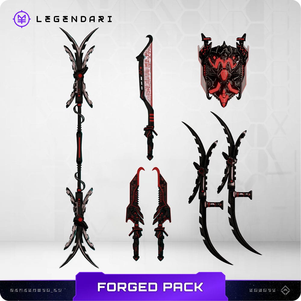 Legendari Accessory Pack Forged Weapons Pack DS Modellismo Legendari Accessory Forged Weapons