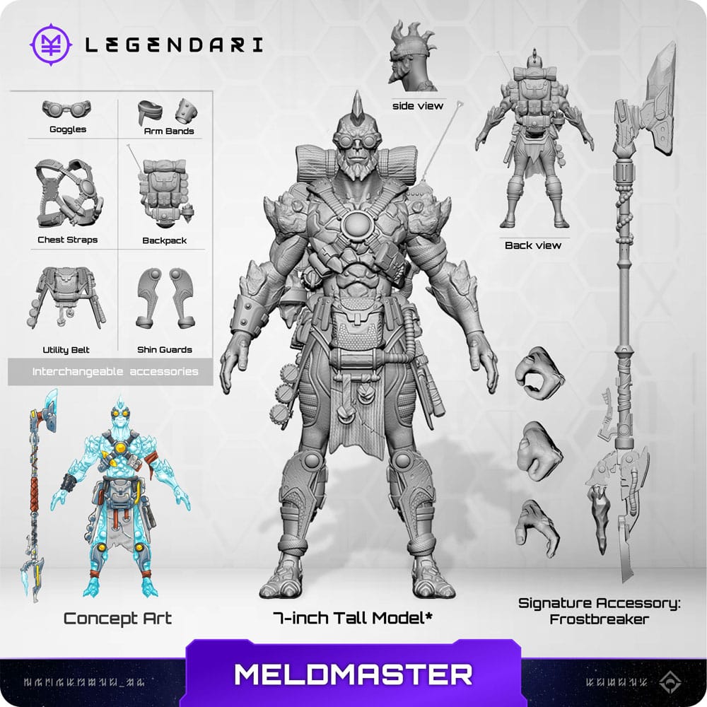 Legendari Actionfigur 1/10 Meld Master 18 cm DS Modellismo Legendari Actionfigur Meld Master scala 1/10
