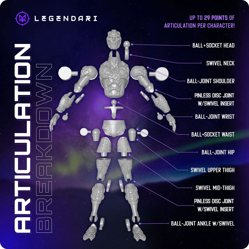 Legendari Actionfigur 1/10 Meld Master 18 cm DS Modellismo Legendari Actionfigur Meld Master scala 1/10