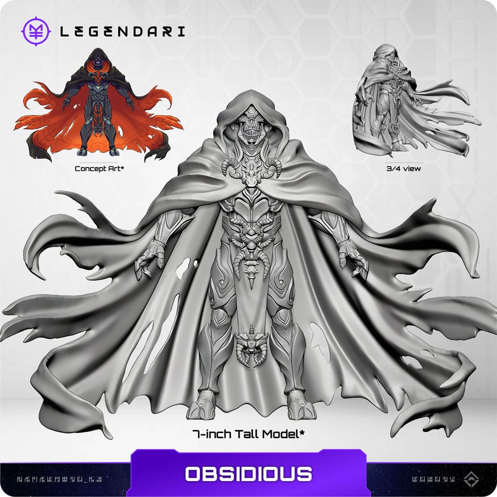 Legendari Actionfigur 1/10 Obsidious 18 cm DS Modellismo Legendari Actionfigur Obsidious scala 1/10
