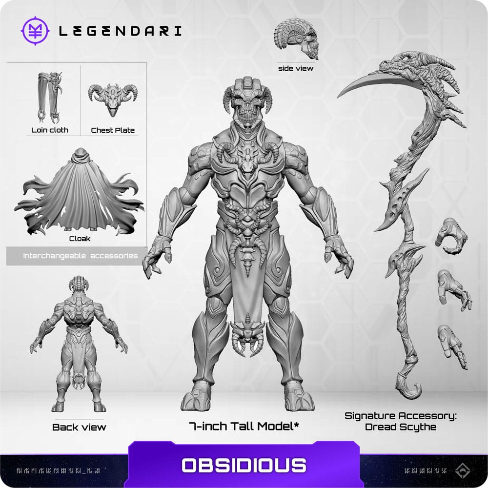 Legendari Actionfigur 1/10 Obsidious 18 cm DS Modellismo Legendari Actionfigur Obsidious scala 1/10