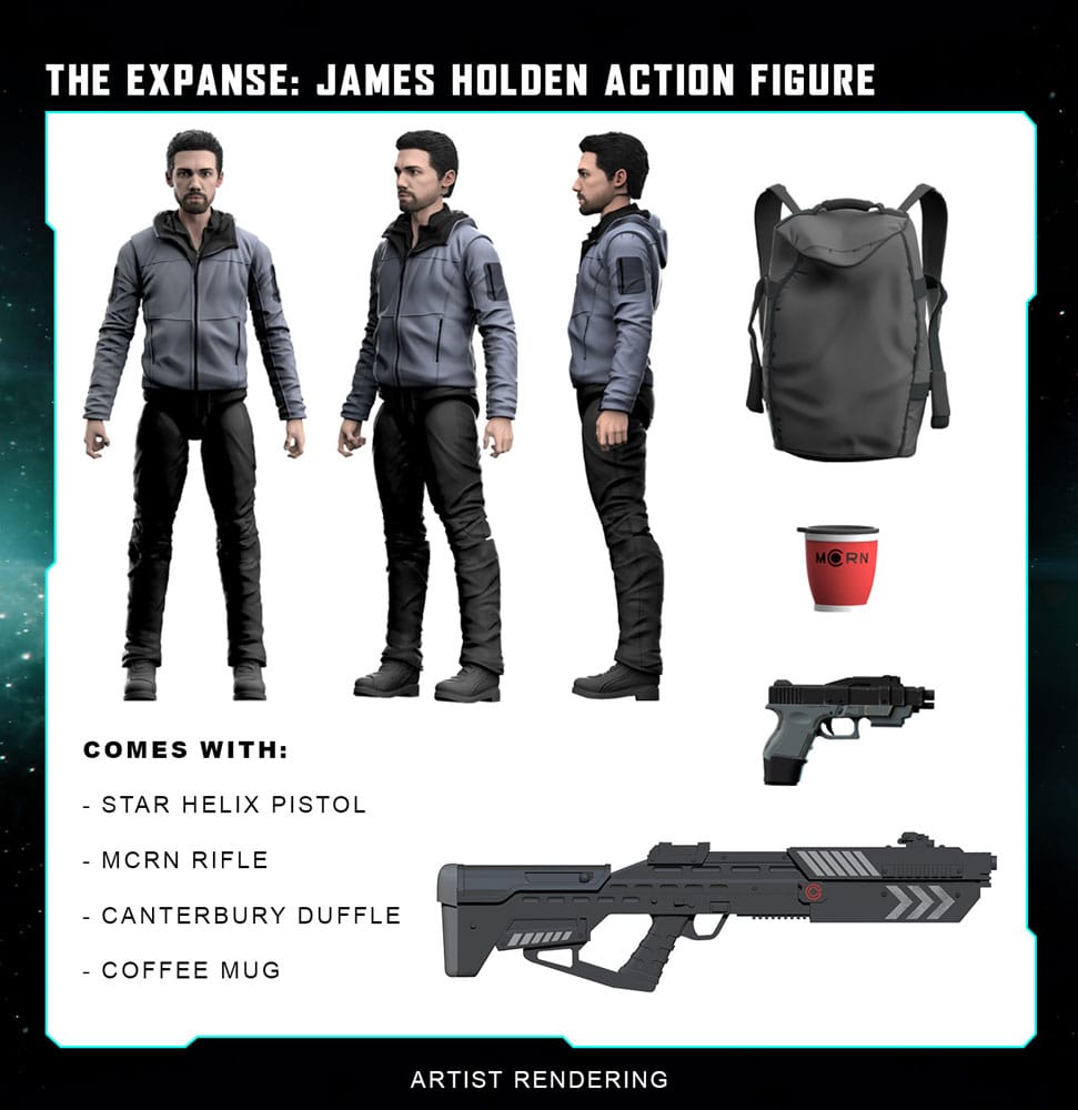 The Expanse Action Figure James Holden 20 cm DS Modellismo Expanse Action James Holden
