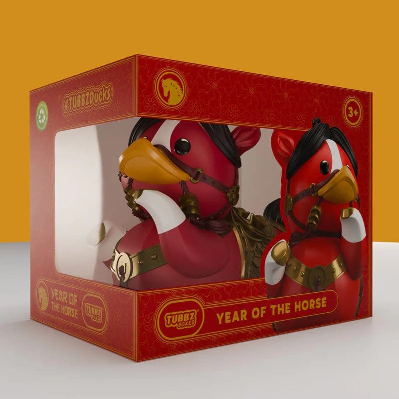 Chinese New Year Tubbz PVC Figure Horse Boxed Edition 10 cm DS Modellismo Chinese Year Tubbz Horse Boxed Numskull