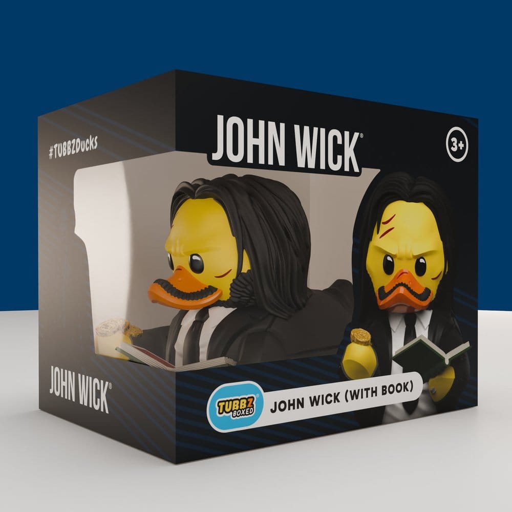 John Wick Tubbz PVC Figure Book Boxed Edition 10 cm DS Modellismo John Wick Tubbz Book Boxed Numskull