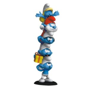 Statua Smurfs Smurfs Column Polychrome