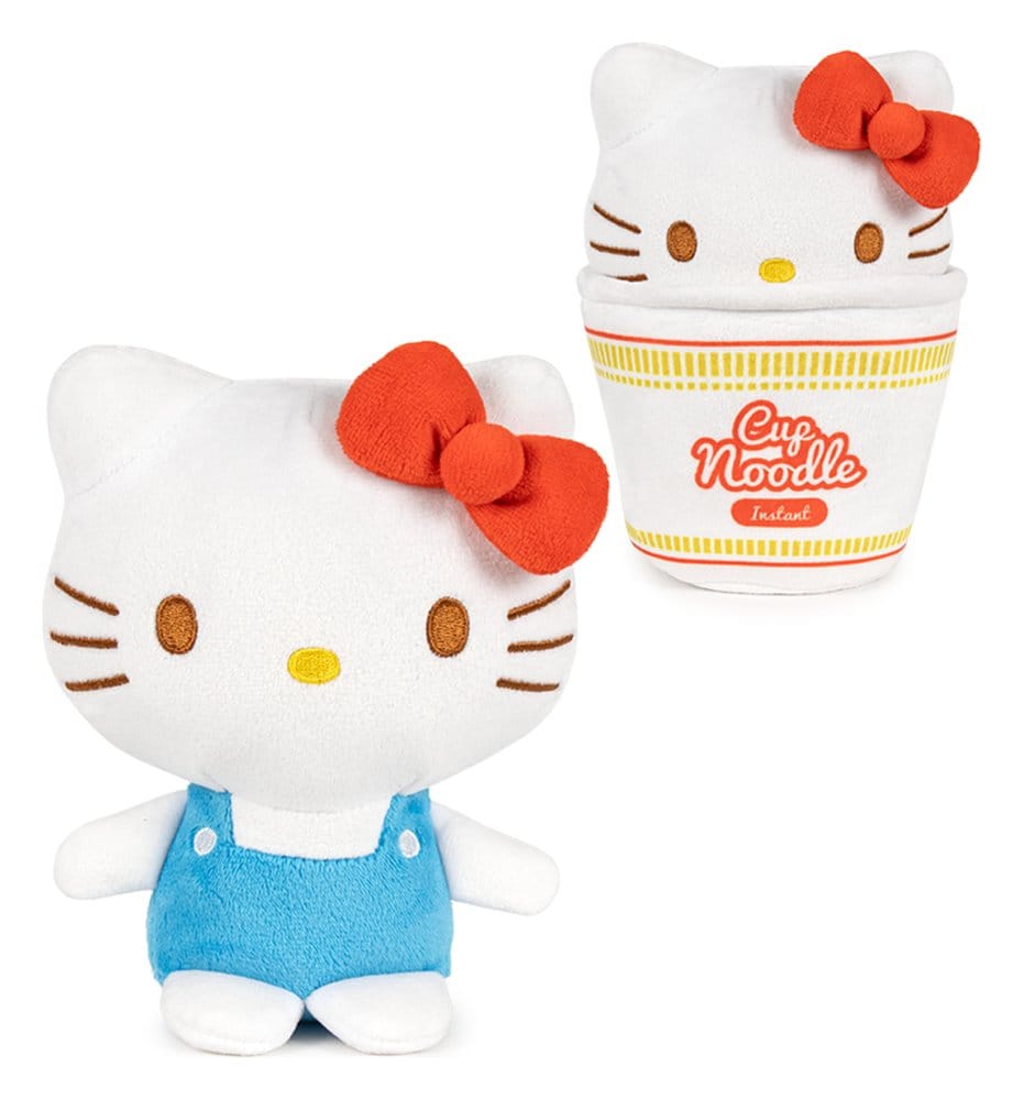 Peluche Hello Kitty & Friends - Cup Noodles 16 cm Assortment (24) DS Modellismo Peluche Hello Kitty & Friends Cup Noodles